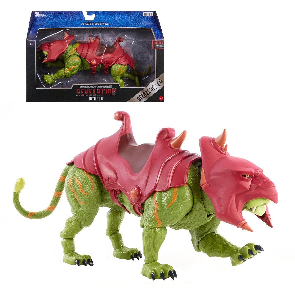 Masters Of The Universe Masterverse He-Man Revelation Battle Cat Mattel